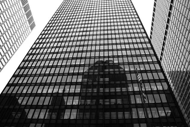 The Seagram Building, New York, United States. Ibegan in late 1955 and finished in 1958.