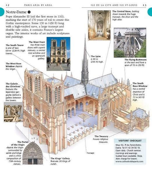 Construction: 1163–1345, Style: Early to High Gothic
Significance: One of the most influential and recognizable examples of Gothic architecture worldwide.